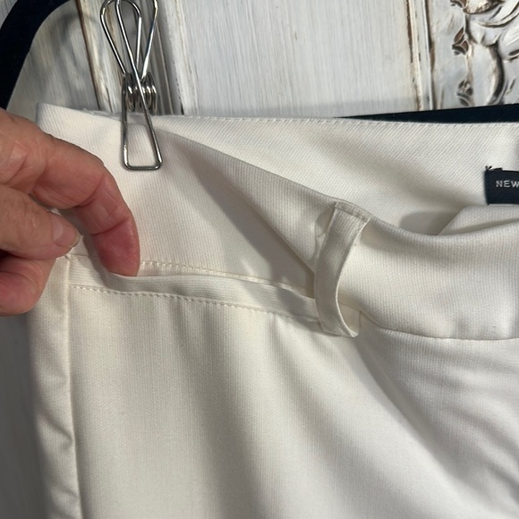 Elegant Creamy White Dress Trousers Old Money Classic Chic Trending Capsule - Picture 4 of 10